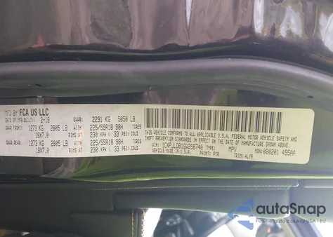 2016 Jeep Cherokee Limited z USA, uszkodzony, nr VIN 1C4PJLDB1GW258740